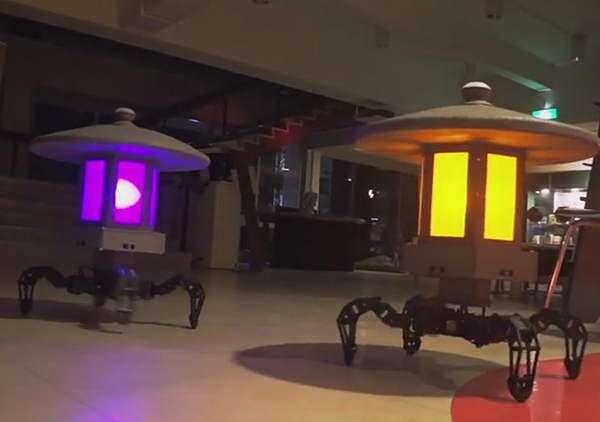 Toro-bots — роботы-светильники, сопровождающие хозяина