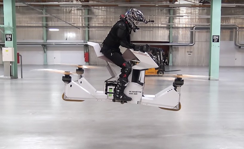 Hoverbike первый пилотируемый дрон