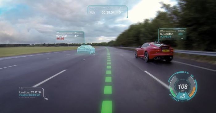 Стекло виртуальной реальности в Jaguar Land Rover