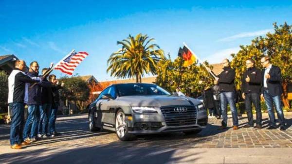 Audi A7 самостоятельно проехал от Калифорнии до Лас-Вегаса