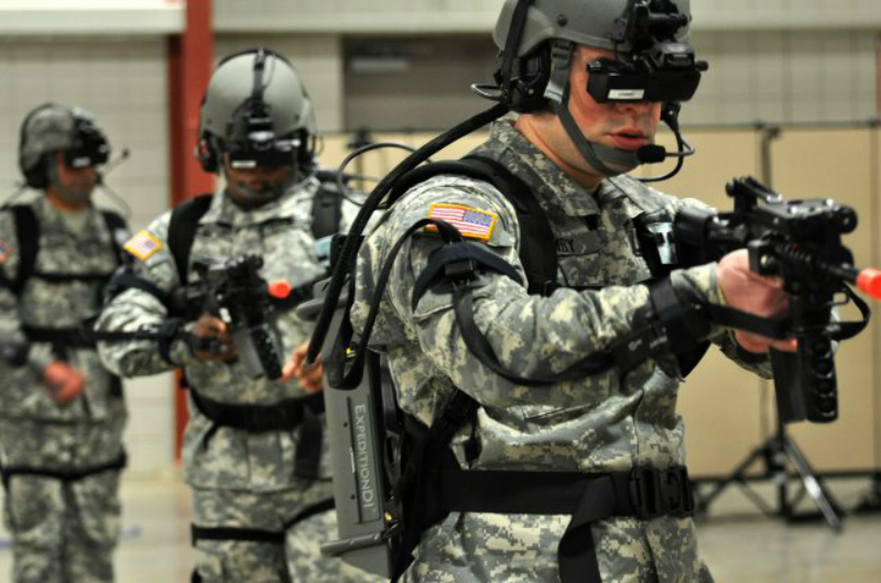 Виртуальные тренажерны для обучения солдат