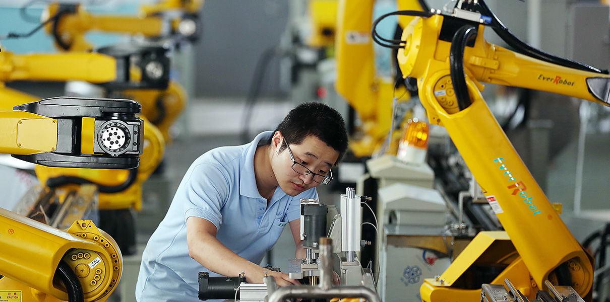 Промышленные роботы в Китае